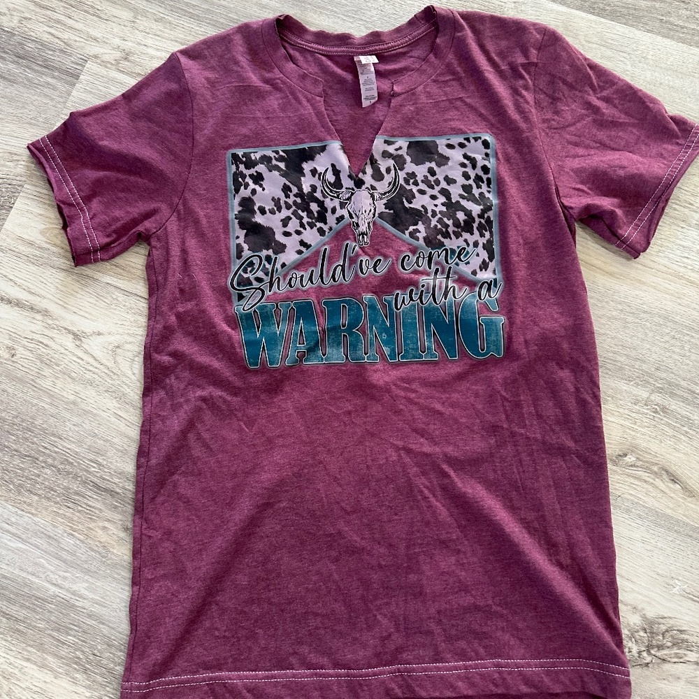 Custom Morgan Wallen womens shirt size Small brand new